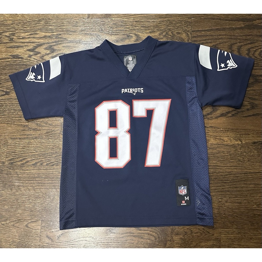 New England Patriots Rob Gronkowski NFL Jersey Size Youth Medium 10/12 gronk‎